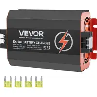 Vevor 12V 60A DC till DC batteriladdare, 750W, inbyggd batteriladdare för bly-syra, litium, AGM, GEL och överbelastade batterier, smart flerstegsladdning, för husbilar, kommersiella fordon, båtar, yac