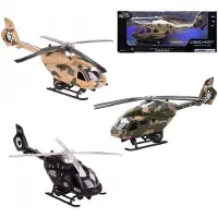 Trifox Helikopter i metall som kan kastas tillbaka med ljus och ljud