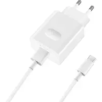 Huawei AP81 - Strömadapter - 22.5 Watt - 5 A - QC (USB) - på kabel: USB-C - vit