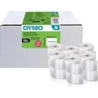 Dymo Etikettrulle 70 x 54 mm Vit 12 rullar (n) Repositionerbart 2234185 Universaletiketter, CD-etiketter, Diskett-etiketter