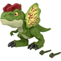 Jurassic World NEW Interactive Dilophosaurus mini-doll figure