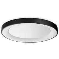 Ideal Lux LED taklampa Planet, Svart, Vardagsrum / matsal, Metall, Modern, LED-taklampa
