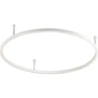 Ideal Lux LED taklampa Oracle Slim, Vitt / opal, Vardagsrum / matsal, Aluminium / grå / zink, Modern, LED-taklampa