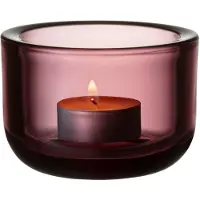 Iittala Valkea Ljuslykta 6 Cm - Ljuslyktor Glas Ljung