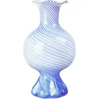 Fyrklövern Broste Copenhagen Mella vas 17,5 x 30 cm, Intense Blue
