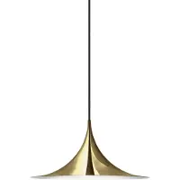 Gubi Taklampa , Semi, dimbara, Guld / mässing, Vardagsrum, Metall, Design