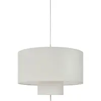 New Works Taklampa , Margin, dimbara, Vit, Matsal, Tyg / textil, Skandinavisk