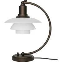 Louis Poulsen Bordslampa , Guld / mässing, Vardagsrum, Glas
