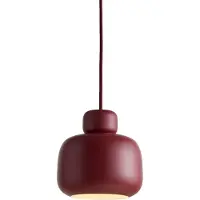 Woud Taklampa , Stone, dimbara, Röd, Kök, Metall, Design