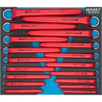 Hazet 163-543/18 163-543/18 Ringnyckel-set Nyckelvidd (Metrisk) (för titel) 6 - 24 mm
