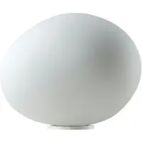 Foscarini Design bordslampa Gregg grande, dimbar, Vitt / opal, Vardagsrum / matsal, Glas, Design, Bordslampa