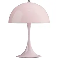 Louis Poulsen LED bordslampa Panthella 250, dimbar, Violett / rosa / rosè, Vardagsrum / matsal, Syntetmaterial, Modern, LED-bordslampa