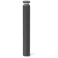 Ideal Lux LED pollare Boeing, Svart, Metall, LED-utomhuslampa