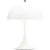Louis Poulsen LED bordslampa Panthella 250, dimbar, Vitt / opal, Vardagsrum / matsal, Syntetmaterial, Modern, LED-bordslampa