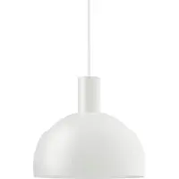 Louis Poulsen Hänglampa FJ Elements, dimbar, Vitt / opal, Vardagsrum / matsal, Aluminium / grå / zink, Modern, Pendellampa