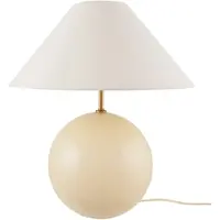 Globen Lighting Bordslampa , IRIS, Beige, Vardagsrum, Tyg / textil, Design