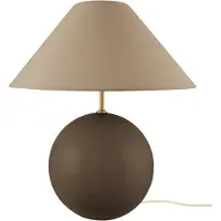 Globen Lighting Bordslampa , IRIS, Brun / rost, Vardagsrum, Tyg / textil, Design