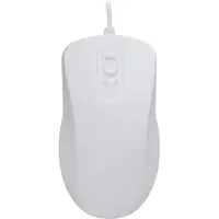 Active Key AK-PMH12OB-US-W Hygien-mus, WiFi mus Sladd Optisk Vit 2 Knappar 1000 dpi Silikonmembran