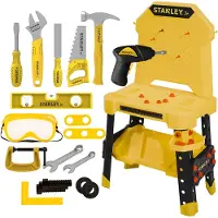 Stanley Jr. Arbetsbänk m. Verktyg - Gul - Stanley Jr. - One Size - Verktyg