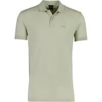 BOSS för män. 50554574 Polo Pio (L), Casual, Grön, Bomull, Kort ärm