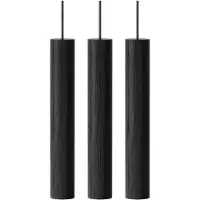 UMAGE Taklampa , Chimes Cluster 3, Svart, Vardagsrum, Trä, Design