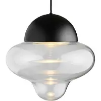 Design By Us Taklampa , Nutty XL, dimbara, Transparent, Vardagsrum, Glas, Design