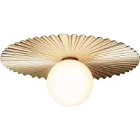 Nuura Design vägglampa Liila Muuse, dimbar, Mässing / guld, Badrum, Metall, Skandinavisk, Vägglampa, vägglampa inomhus