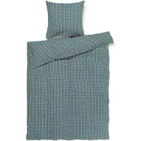 Juna - Bæk&Bølge Bed Linen 140x200 cm - Blue & Okker
