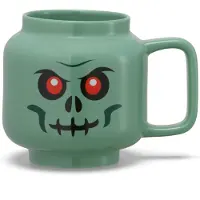 LEGO Large Skeleton Ceramic Mug - Green