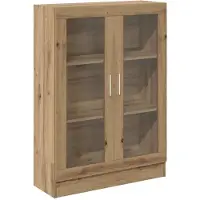 vidaXL Bokhylla artisan ek 82,5x30,5x115 cm konstruerat trä