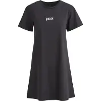 Miss Tee Girls Peace Hand Kortärmad Kort Klänning