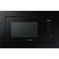 Samsung MS23A7318AK - Mikrovågsugn - inbyggd - 23 liter - 800 W - svart/svart glas