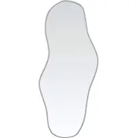 vidaXL Väggspegel silver 60x25 cm