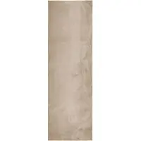 vidaXL Mjuk matta HUARTE med kort lugg tvättbar sandbeige 80x250 cm