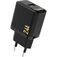 Dudao -laddare A23 2.4A USB-A - svart
