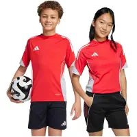 Adidas Tränings T-Shirt Tiro 25 Competition - Ruby/Vit Barn, storlek 176 cm