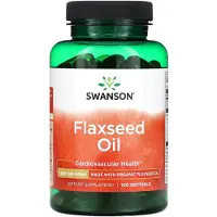 Swanson Health Linfröolja, 1 000 mg, 100 mjukkapslar