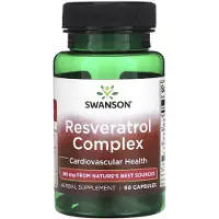 Swanson Health , Resveratrol Komplex, 60 Kapslar