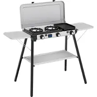 Campingaz Camping Kitchen 2 Multi Cook Plus(grå, 2 kokplattor 2x 1,8 kW + grillplatta 0,9 kW, modell 2025)