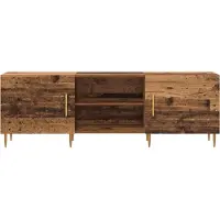 vidaXL TV-skåp Gammalt trä 150 x 30 x 50 cm Konstruerat trä