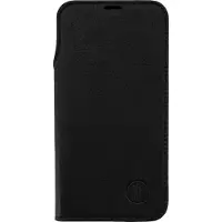 JT BERLIN - Echtleder BookCase Tegel Apple iPhone 17 Pro schwarz 11125 Booklet Apple iPhone 17 Pro Svart 11125