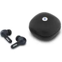 BMW lädermetallogo ENC True Wireless hörlurar - svarta