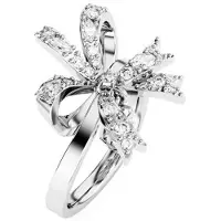 Swarovski Volta Modebåge Rodiumpläterad Ring Damringar Silver 5647560 52