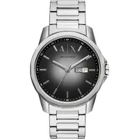 Giorgio Armani Analog klocka svart / silver