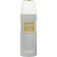 Lattafa Musamam White Intense Unisex Deodorant Spray, Amber Floral, 6.7 oz