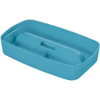 Leitz MyBox Cosy - Lagringsfack - 3 utrymmen - small - lugn blå