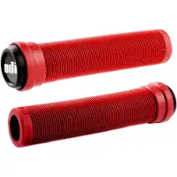Odi Styregrepp Soft Longneck BMX Flangless 143mm Bright röd