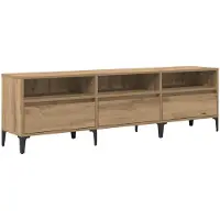 vidaXL Tv-bänk artisan ek 150x30x44,5 cm konstruerat trä