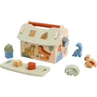 Kinder and Kids Plocklåda - Trä - Dinosaur Hus - - One Size - Plocklåda