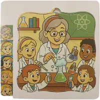 Kinder and Kids - Layer Puzzle, Girl's Life